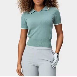 Macade Sage Range Knit Polol